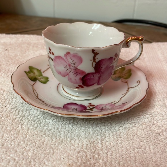 Other - Made in occupied Japan small hand painted teacup and saucer